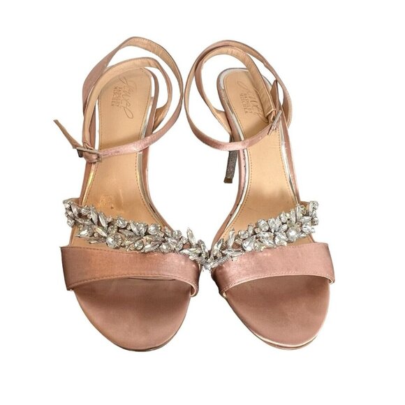 Jewel by Badgley Mischka Women's Merida Heeled Sandal Rose Size 8 M - Picture 12 of 13